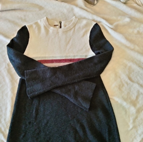 Free People Color Block Mid Dress - Picture 5 of 8
